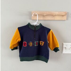 24m. Vintage colorblock quarter zip‎